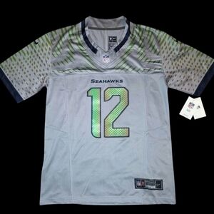 NWT! Wolf Gray 12s Seattle Seahawks 2025 Rivalries Series Jersey - Large